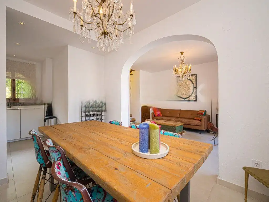 Flat for sale in Carrer Tucà, 1, L'Albir Dining room of Flat for sale in L'Alfàs del Pi with Air Conditioner, Private garden and Parquet flooring