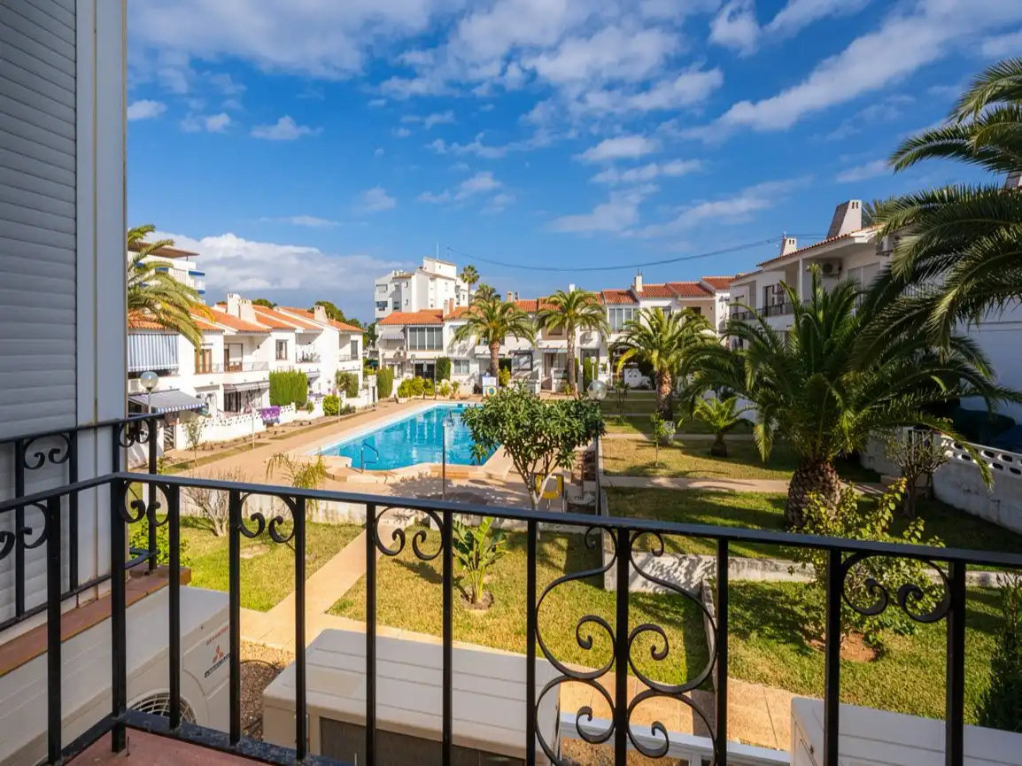 Flat for sale in Carrer Tucà, 1, L'Albir Exterior view of Flat for sale in L'Alfàs del Pi with Air Conditioner, Private garden and Parquet flooring