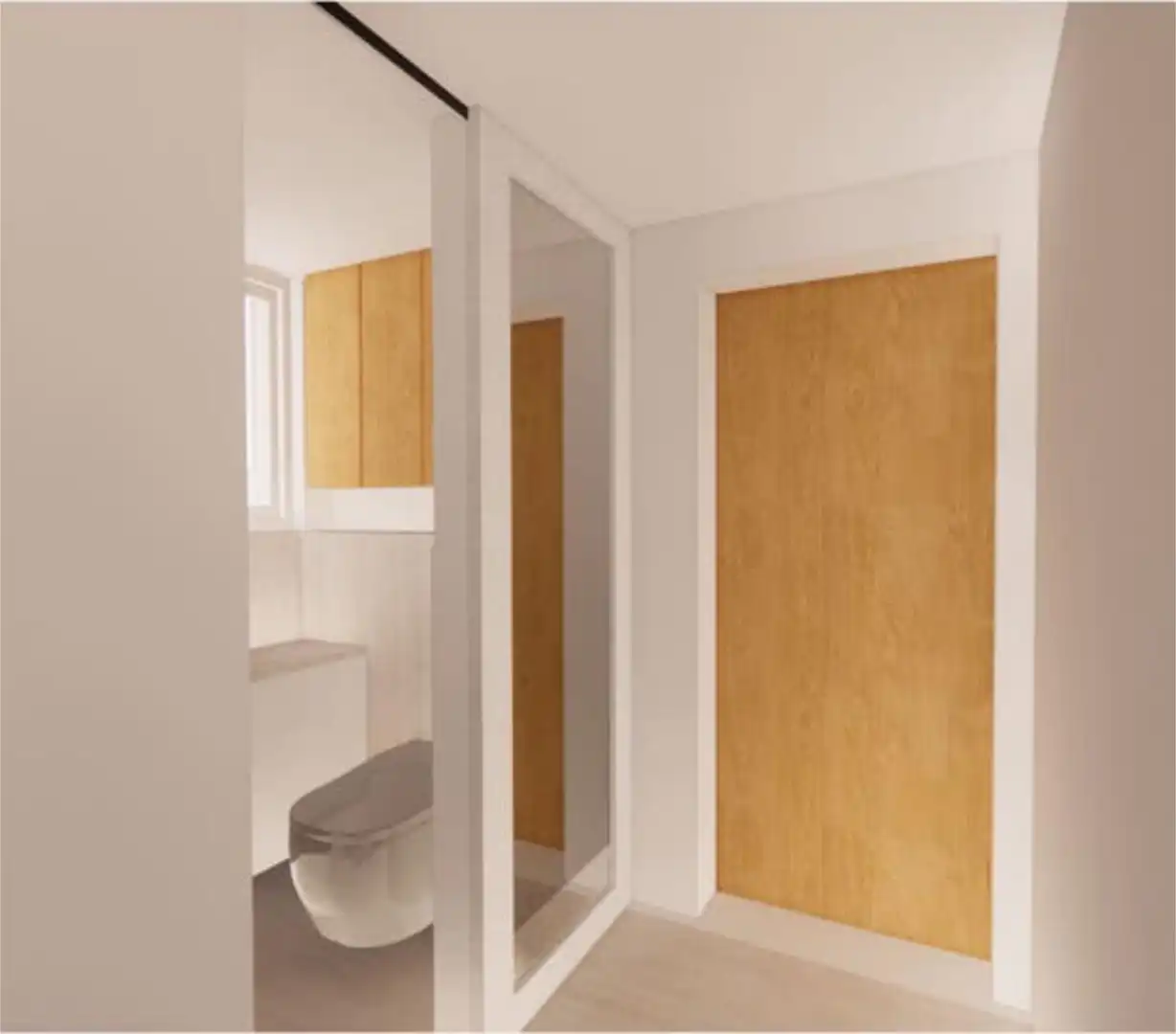 Baño de Ático de alquiler en Almería con Calefacción, Terraza y Amueblado