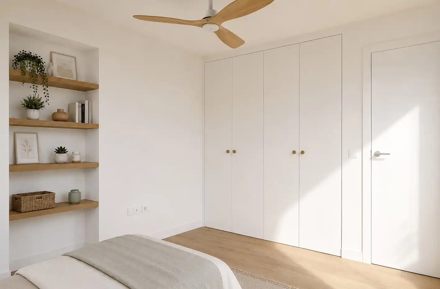 Houses for sale in Bailén, 6, Los Molinos Bedroom of Houses for sale in Alcalá de Guadaira with Air Conditioner, Private garden and Parquet flooring