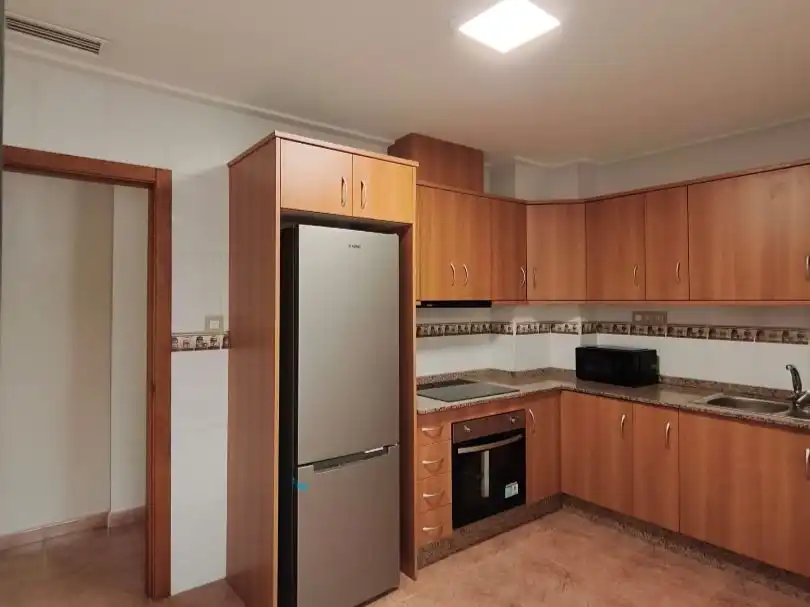 Kitchen of Flat for sale in Bigastro  with Terrace, Furnished and Balcony