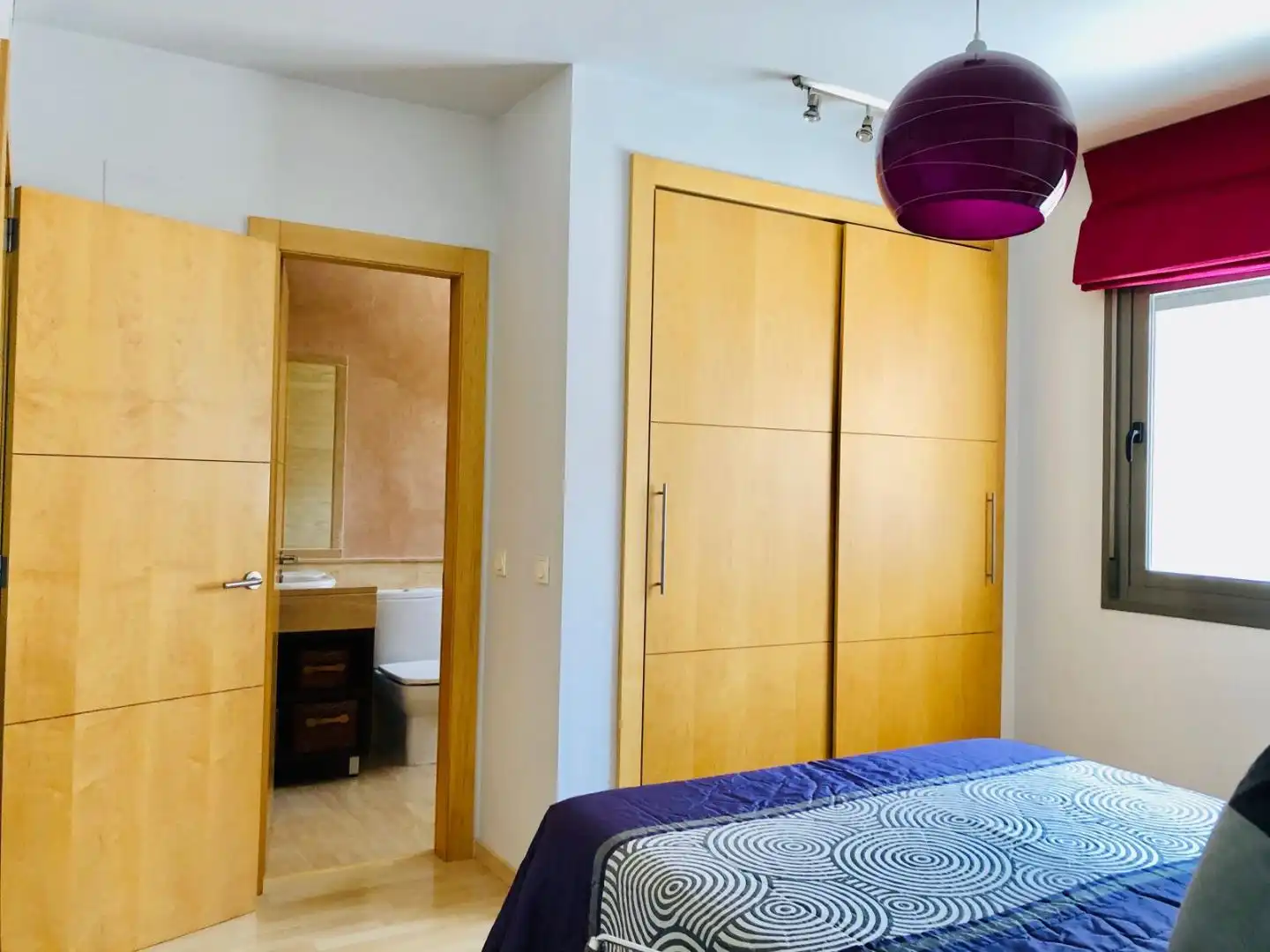 Flat for rent in Calle Pacífico, 18, Paseo Marítimo Oeste - Pacífico Bedroom of Flat for rent in Málaga Capital with Air Conditioner and Swimming Pool