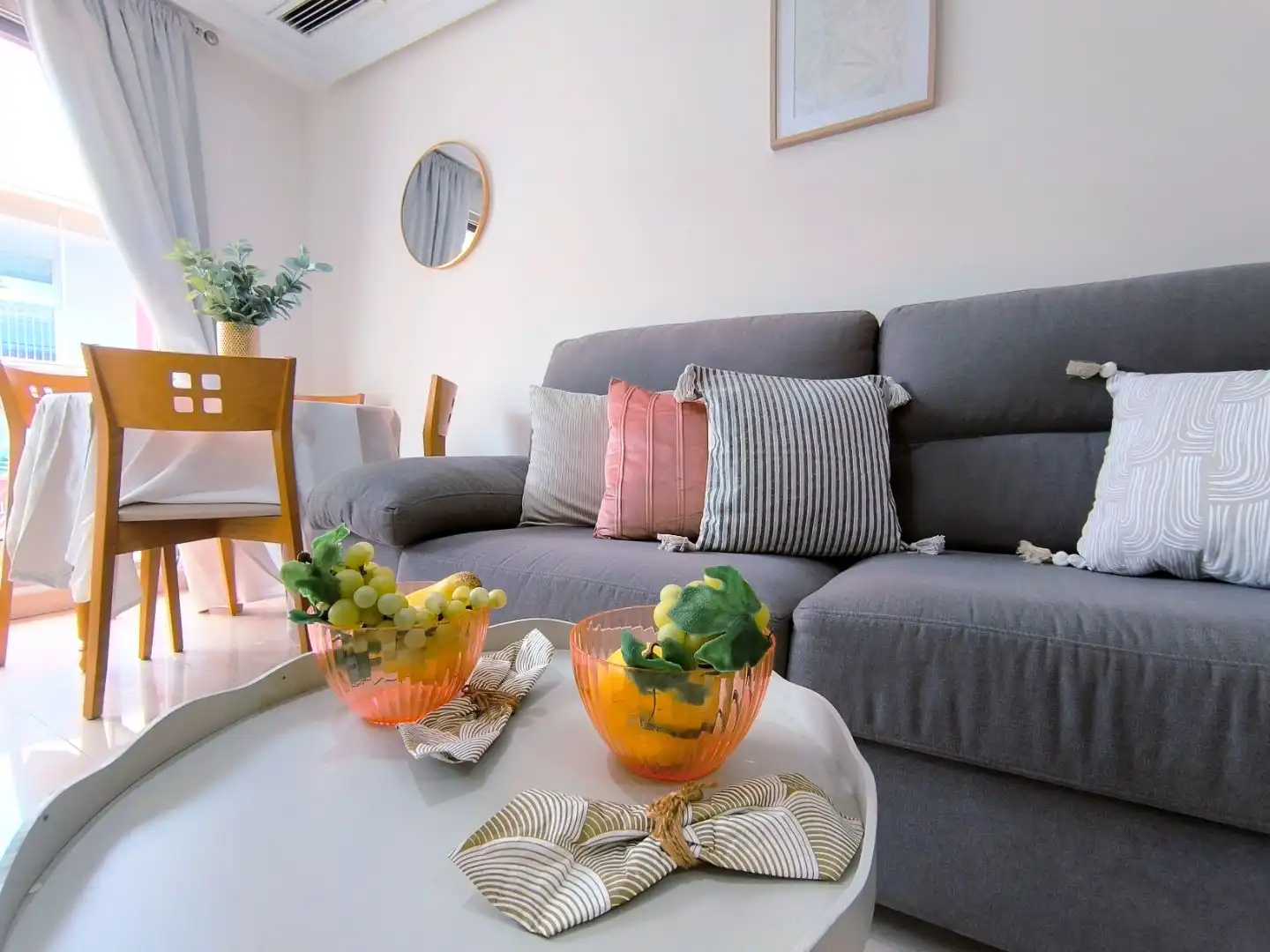 Sala de estar de Piso en venta en Guardamar del Segura con Aire acondicionado, Terraza y Balcón