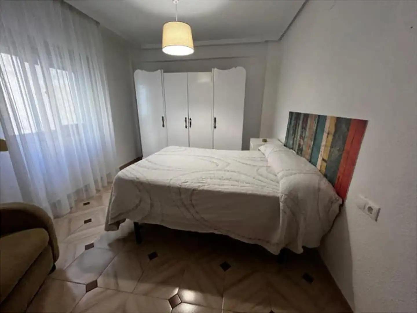 Bedroom of Flat for rent in Cuenca  with Heating, Terrace and Furnished