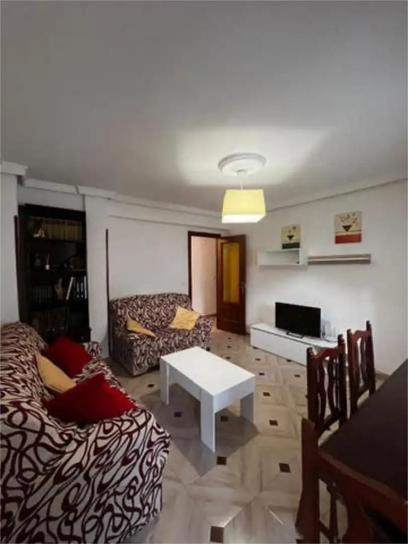 Living room of Flat for rent in Cuenca  with Heating, Terrace and Furnished