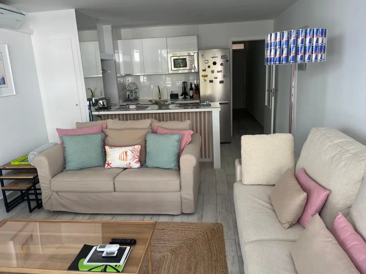 Living room of Flat for sale in Eivissa  with Air Conditioner, Terrace and Swimming Pool