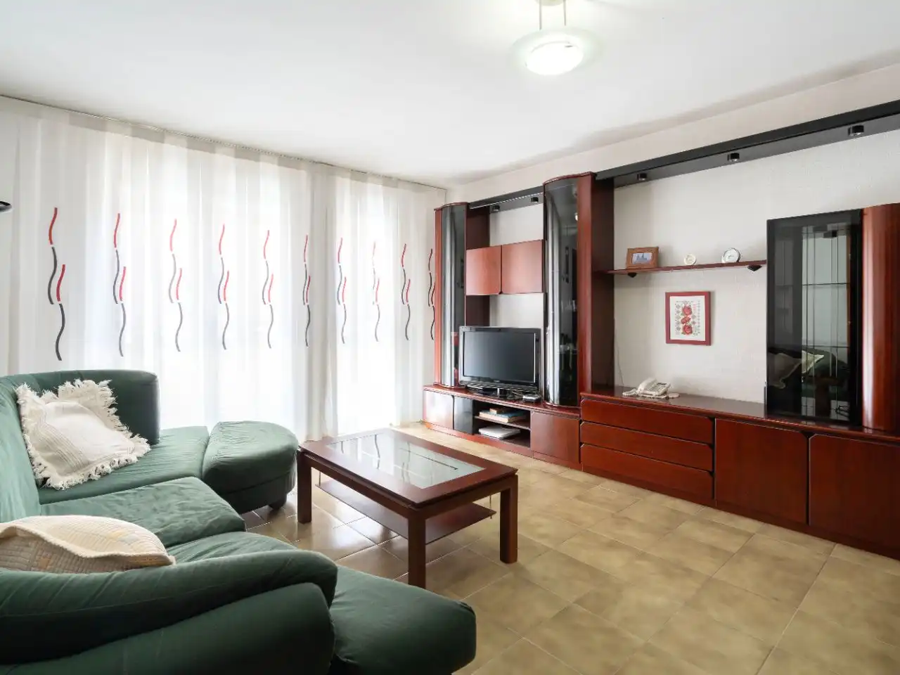 Flat for sale in Horta Living room of Flat for sale in Barcelona Capital with Terrace and Balcony