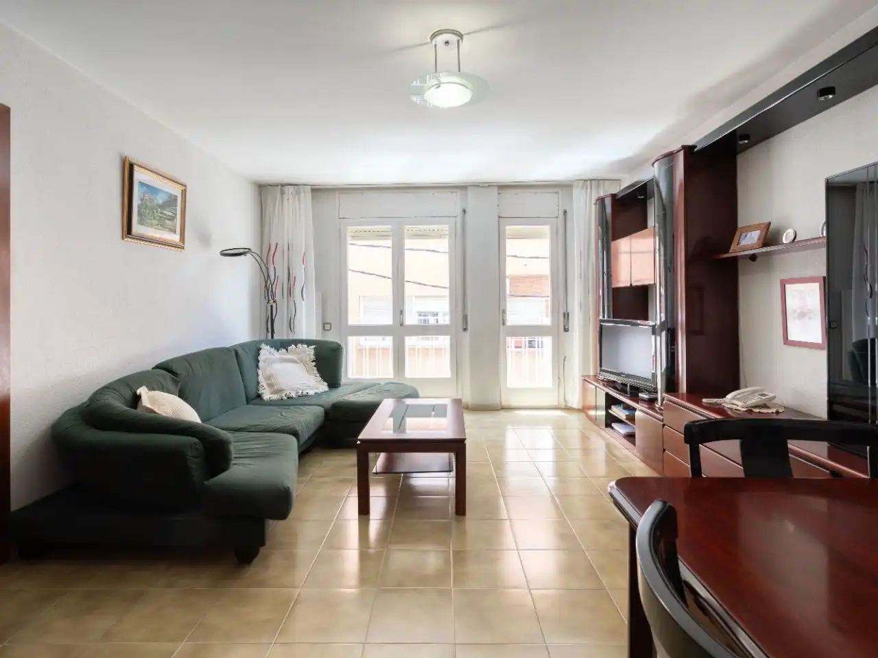 Flat for sale in Horta Living room of Flat for sale in Barcelona Capital with Terrace and Balcony
