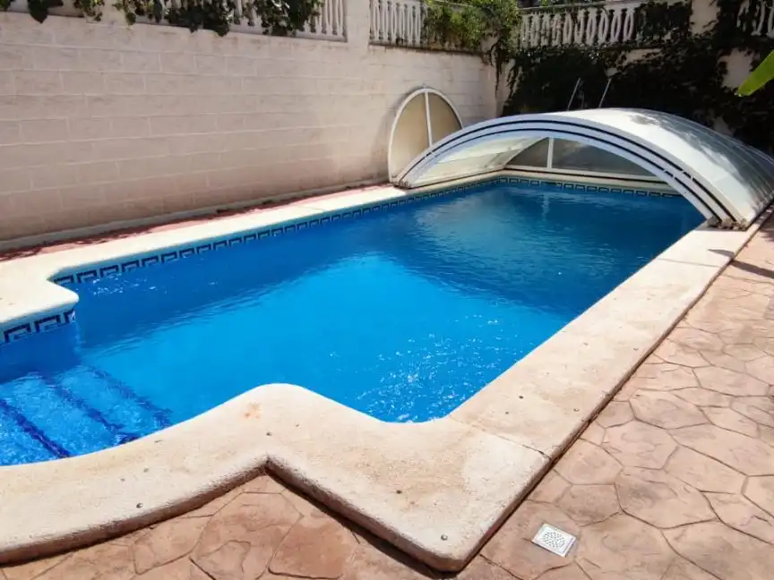 Houses for rent in Carrer Font de la Favara, 4, La Font - Mezquitas Swimming pool of Houses for rent in Sant Joan d'Alacant with Air Conditioner, Heating and Private garden