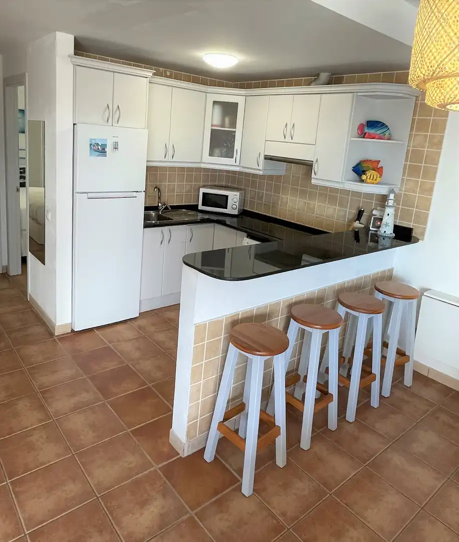 Kitchen of Apartments for sale in La Oliva  with Terrace and Furnished