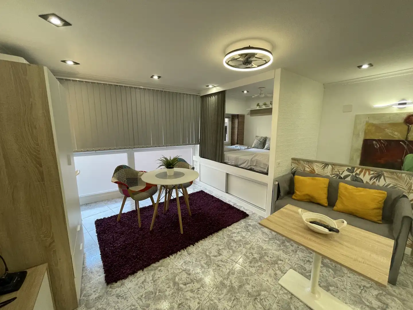 Wohnung zur Miete in Calle Doctor Fleming, 4, Caravaca de la Cruz Wohnzimmer von Wohnung zur Miete in Caravaca de la Cruz mit Klimaanlage und Balkon