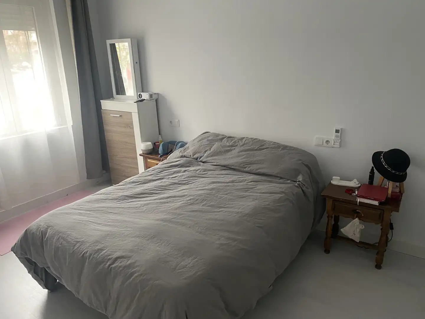 Flat for rent in Calle del Príncipe de Vergara, 200, Ciudad Jardín Bedroom of Flat for rent in Madrid with Air Conditioner, Heating and Parquet flooring