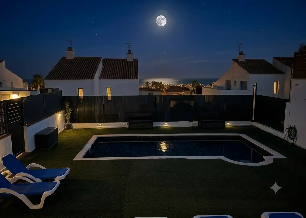 Swimming pool of Houses for rent in Calafell  with Air Conditioner, Terrace and Swimming Pool