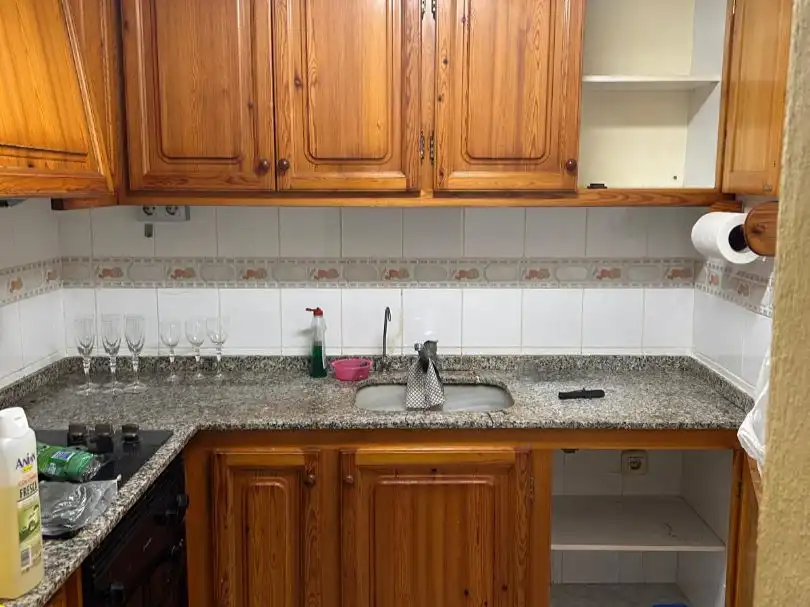 Casa adosada en venta en Carrer Llevant, 22, La Pobla Llarga Cocina de Casa adosada en venta en La Pobla Llarga con Aire acondicionado y Terraza