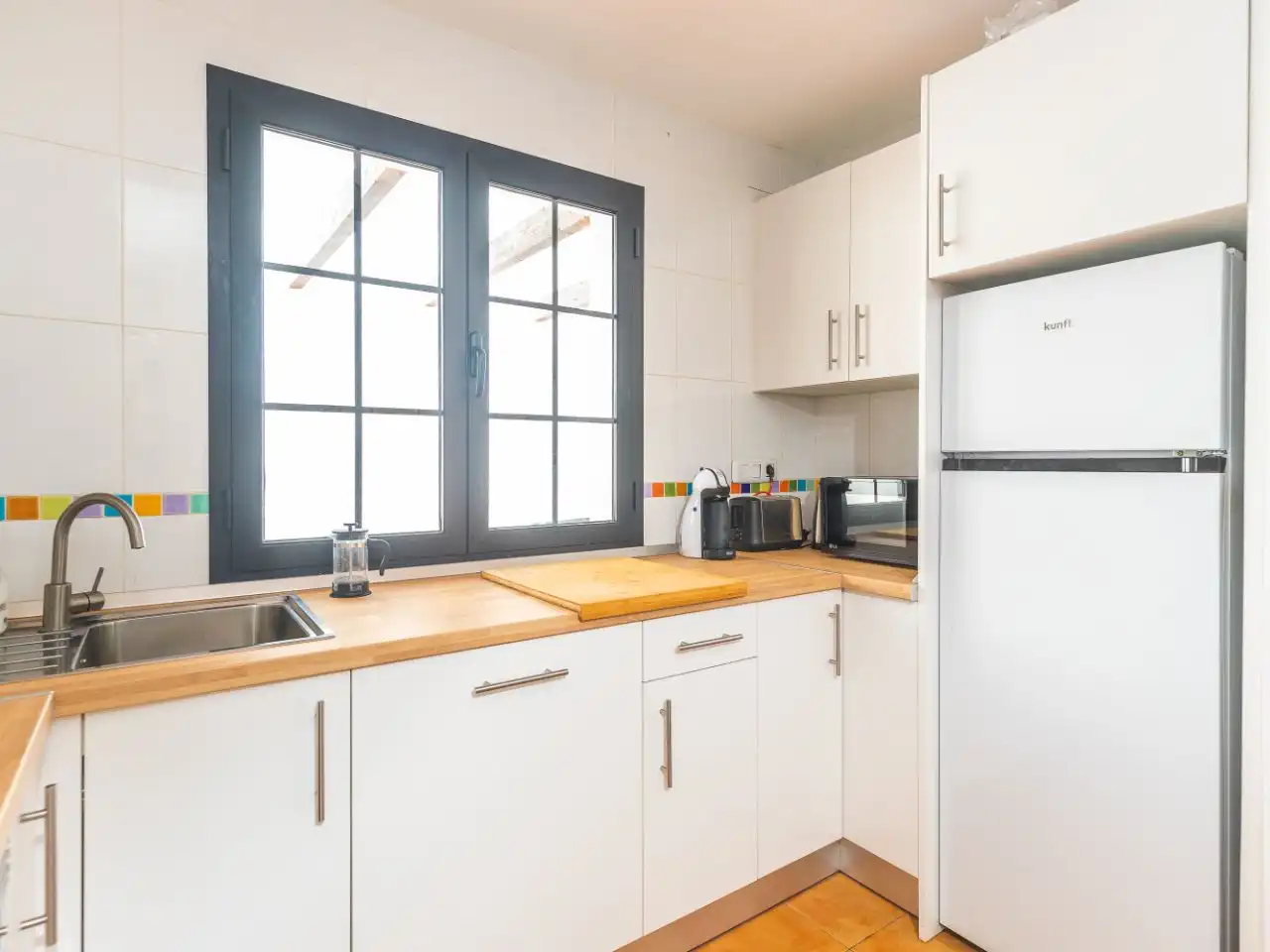 Houses for sale in Calle el Hierro, 3, Corralejo Kitchen of Houses for sale in La Oliva with Private garden, Terrace and Swimming Pool