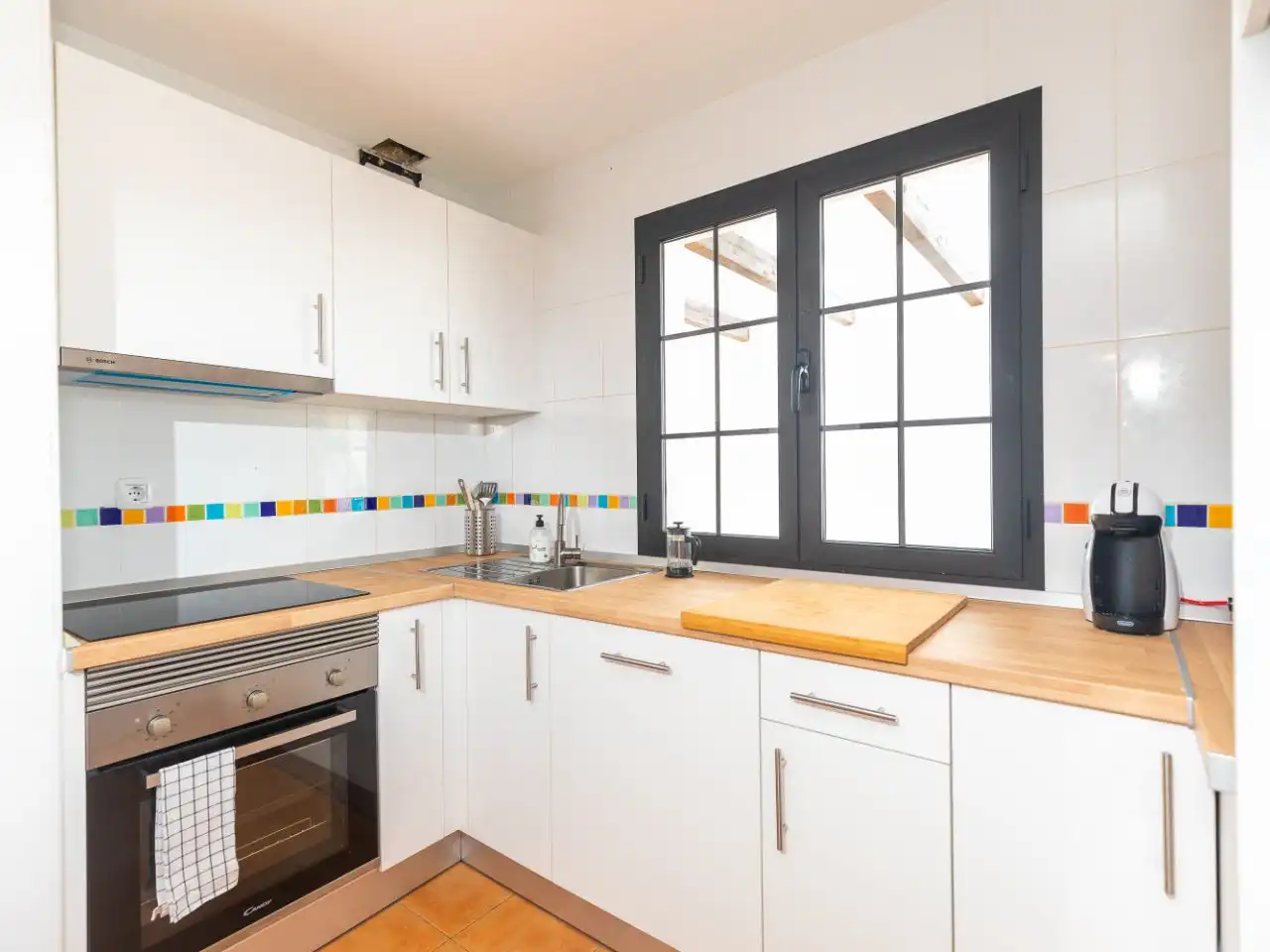 Houses for sale in Calle el Hierro, 3, Corralejo Kitchen of Houses for sale in La Oliva with Private garden, Terrace and Swimming Pool