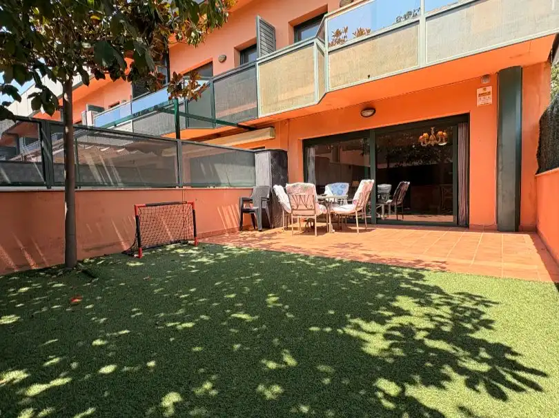 Terrace of Detached homes for sale in Palafolls  with Air Conditioner, Heating and Private garden