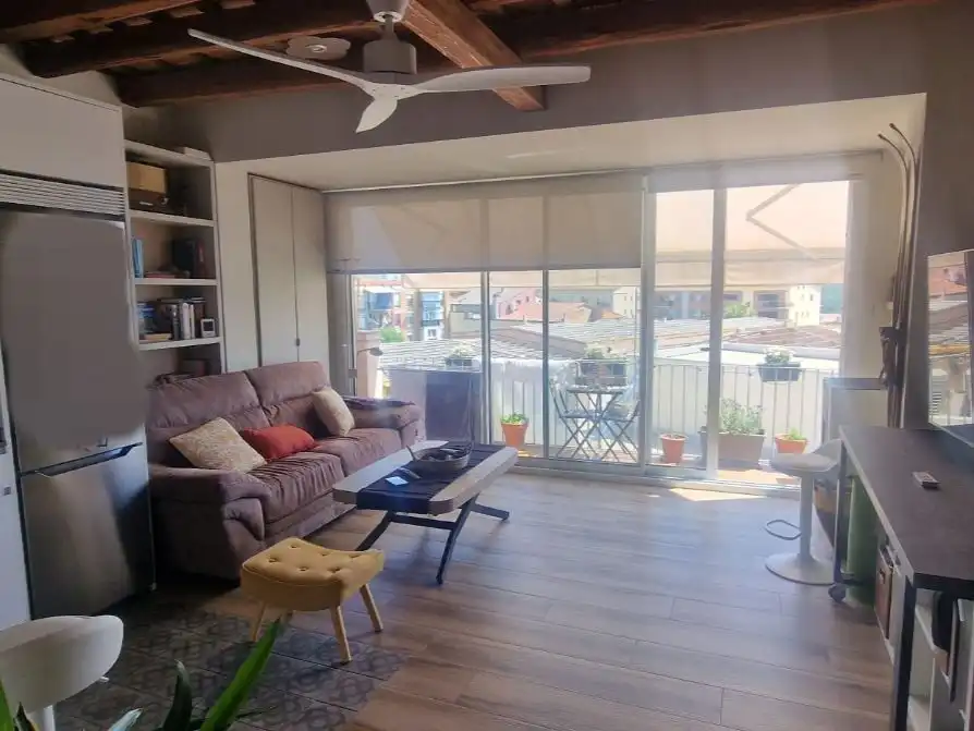 Sala de estar de Piso en venta en Moià con Terraza