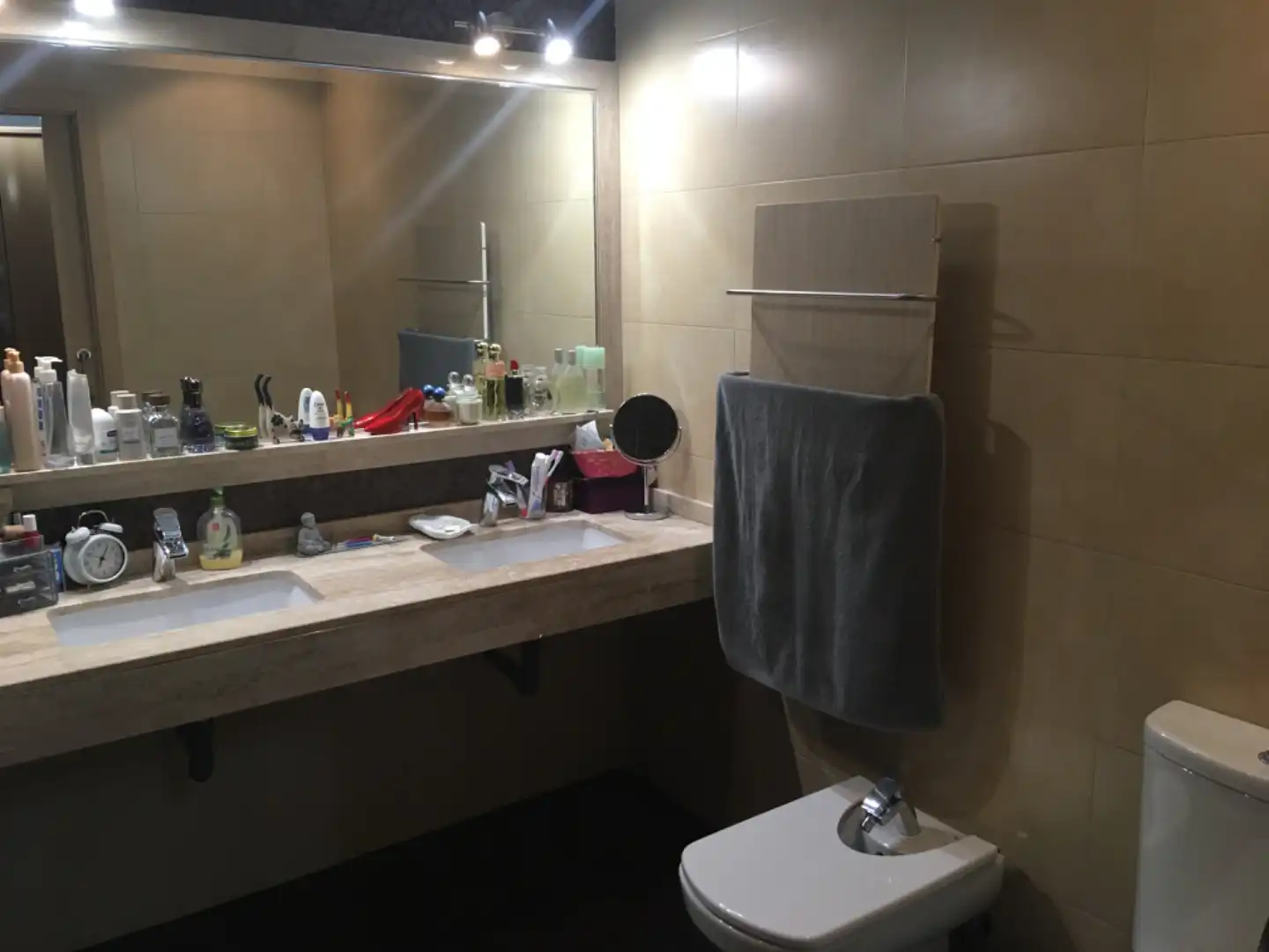 Bathroom of Flat for rent in Puente Genil  with Air Conditioner, Heating and Parquet flooring