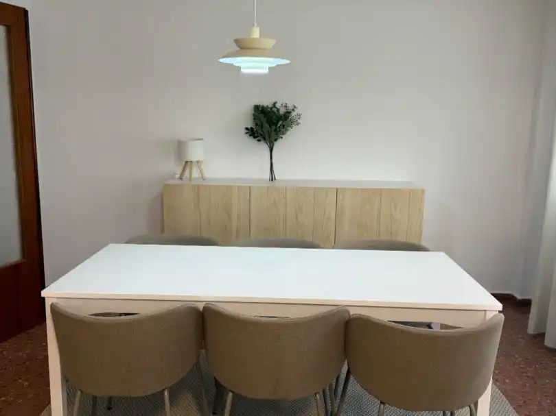 Piso de alquiler en Carrer del Pare Ferran Alcina, 9, El Llombo Comedor de Piso de alquiler en Ontinyent con Balcón