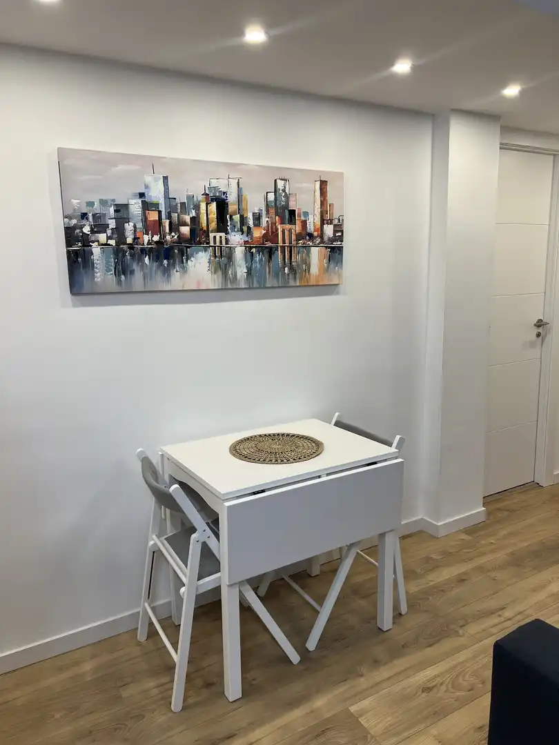 Dining room of Flat for rent in  Zaragoza Capital  with Air Conditioner and Balcony