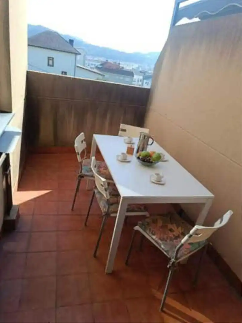 Terraza de Piso de alquiler en Arteixo con Calefacción y Amueblado