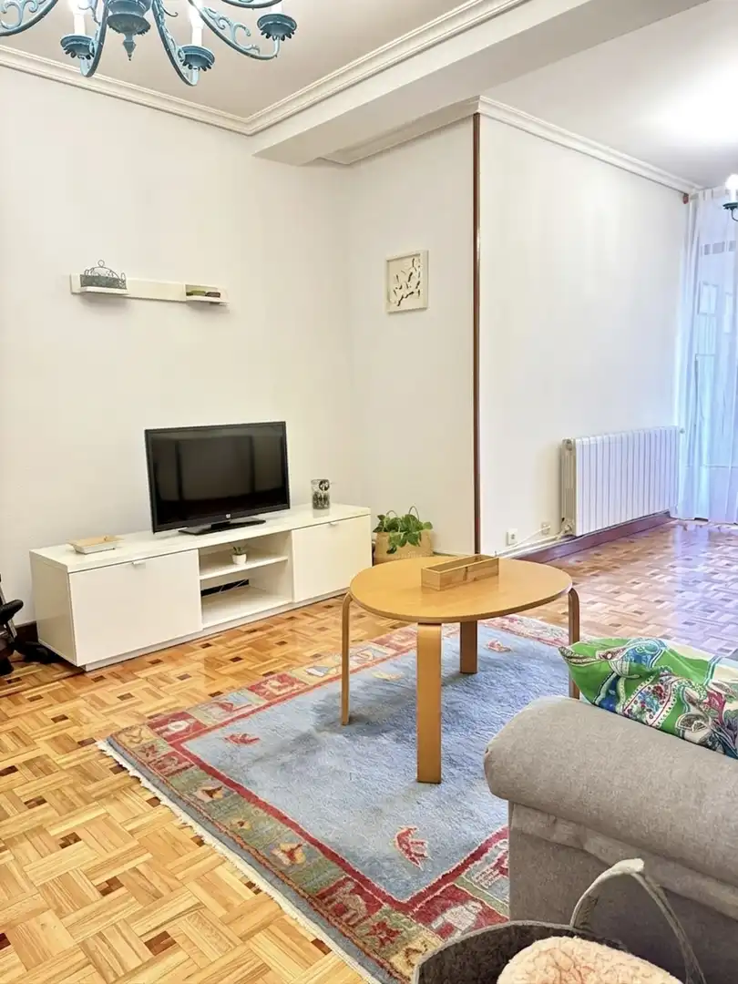 Flat for rent in Luis Vicente de Velasco, 2, Alisal - San Román Living room of Flat for rent in Santander with Heating, Parquet flooring and Terrace