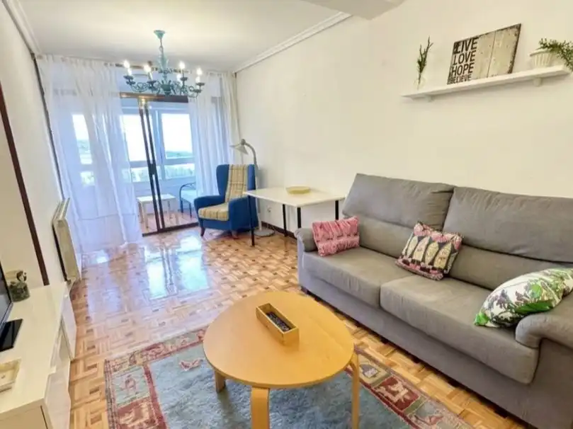 Flat for rent in Luis Vicente de Velasco, 2, Alisal - San Román Living room of Flat for rent in Santander with Heating, Parquet flooring and Terrace