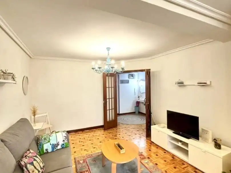 Flat for rent in Luis Vicente de Velasco, 2, Alisal - San Román Living room of Flat for rent in Santander with Heating, Parquet flooring and Terrace