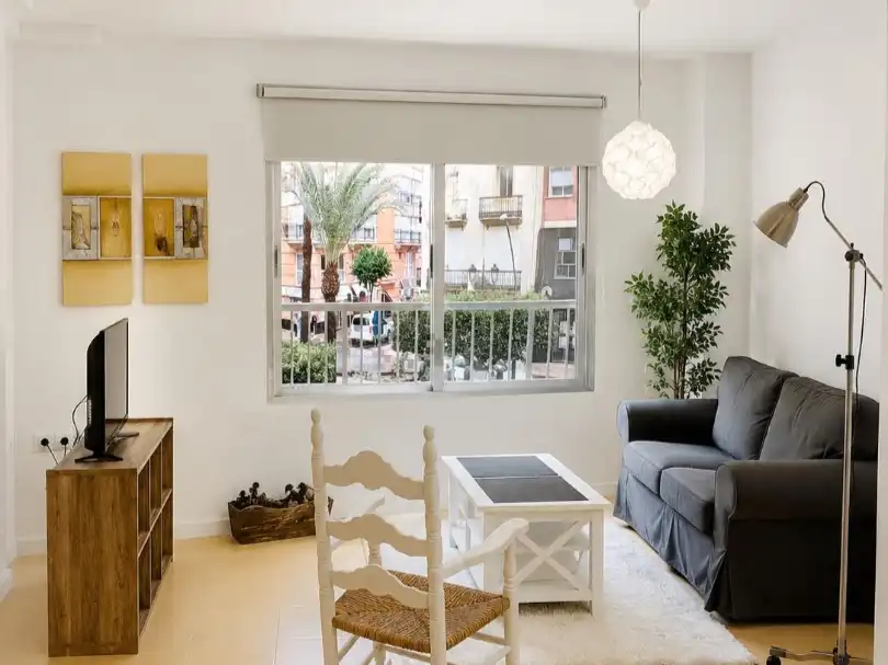 Apartments for rent in Hospital - Plaza del Real Living room of Apartments for rent in Castellón de la Plana / Castelló de la Plana with Air Conditioner, Heating and Furnished