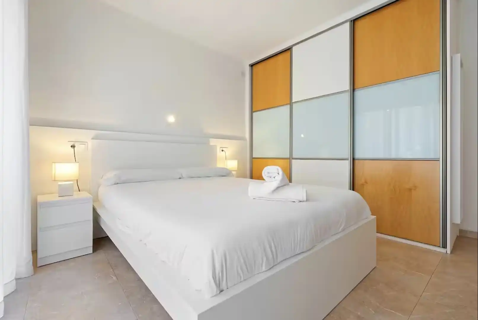 Wohnung zum Verkauf in Carrer de Vilamar, 64, Calafell Platja Schlafzimmer von Wohnung zum Verkauf in Calafell mit Klimaanlage und Balkon
