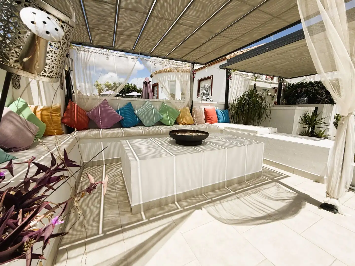 Wohnung zum Verkauf in Calle Río Vinalopó, San Miguel de Salinas Terrasse von Wohnung zum Verkauf in San Miguel de Salinas mit Klimaanlage, Privatgarten und Terrasse