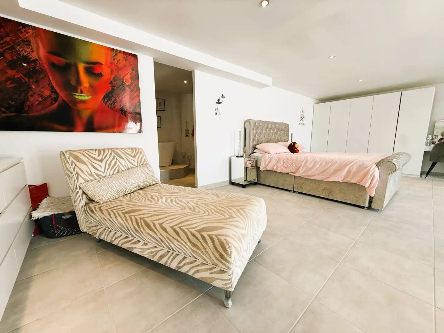 Wohnung zum Verkauf in Calle Río Vinalopó, San Miguel de Salinas Schlafzimmer von Wohnung zum Verkauf in San Miguel de Salinas mit Klimaanlage, Privatgarten und Terrasse