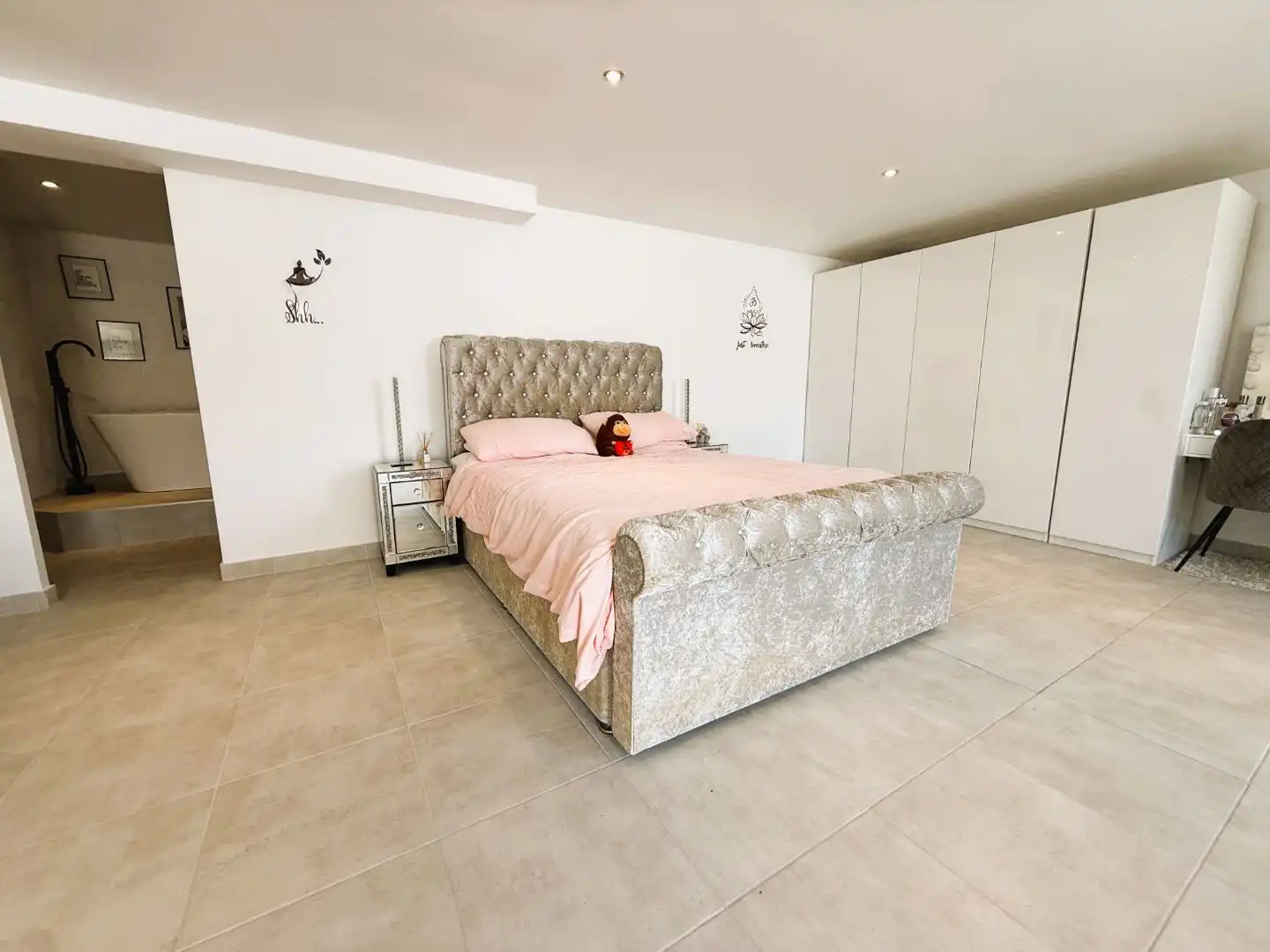 Wohnung zum Verkauf in Calle Río Vinalopó, San Miguel de Salinas Schlafzimmer von Wohnung zum Verkauf in San Miguel de Salinas mit Klimaanlage, Privatgarten und Terrasse