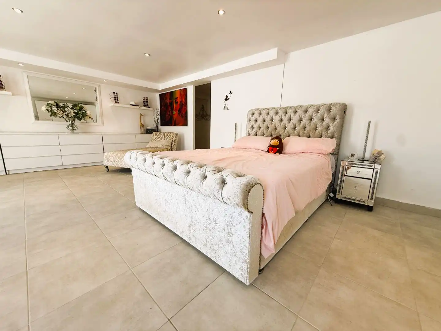 Wohnung zum Verkauf in Calle Río Vinalopó, San Miguel de Salinas Schlafzimmer von Wohnung zum Verkauf in San Miguel de Salinas mit Klimaanlage, Privatgarten und Terrasse