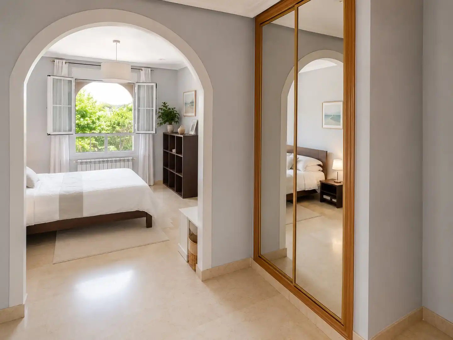 Einfamilien-Reihenhaus zur Miete in Carrer Britania, 23, Alicante Golf Schlafzimmer von Einfamilien-Reihenhaus zur Miete in Alicante / Alacant mit Klimaanlage, Terrasse und Schwimmbad