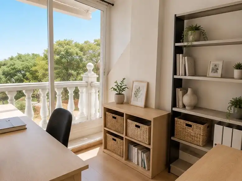 Einfamilien-Reihenhaus zur Miete in Carrer Britania, 23, Alicante Golf Terrasse von Einfamilien-Reihenhaus zur Miete in Alicante / Alacant mit Klimaanlage, Terrasse und Schwimmbad