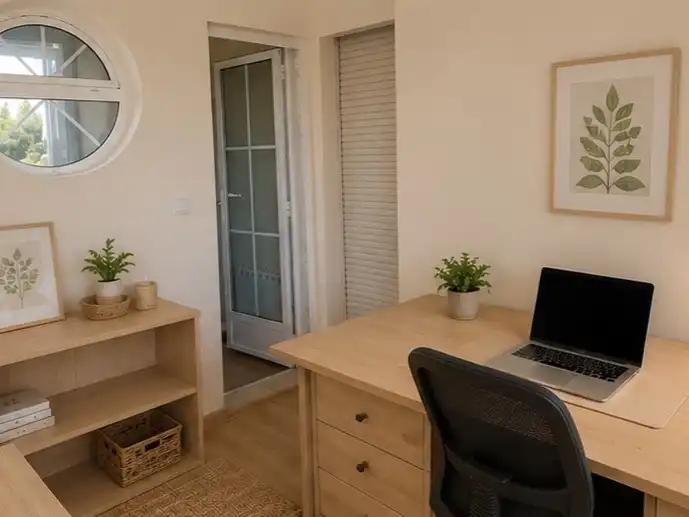 Einfamilien-Reihenhaus zur Miete in Carrer Britania, 23, Alicante Golf Schlafzimmer von Einfamilien-Reihenhaus zur Miete in Alicante / Alacant mit Klimaanlage, Terrasse und Schwimmbad