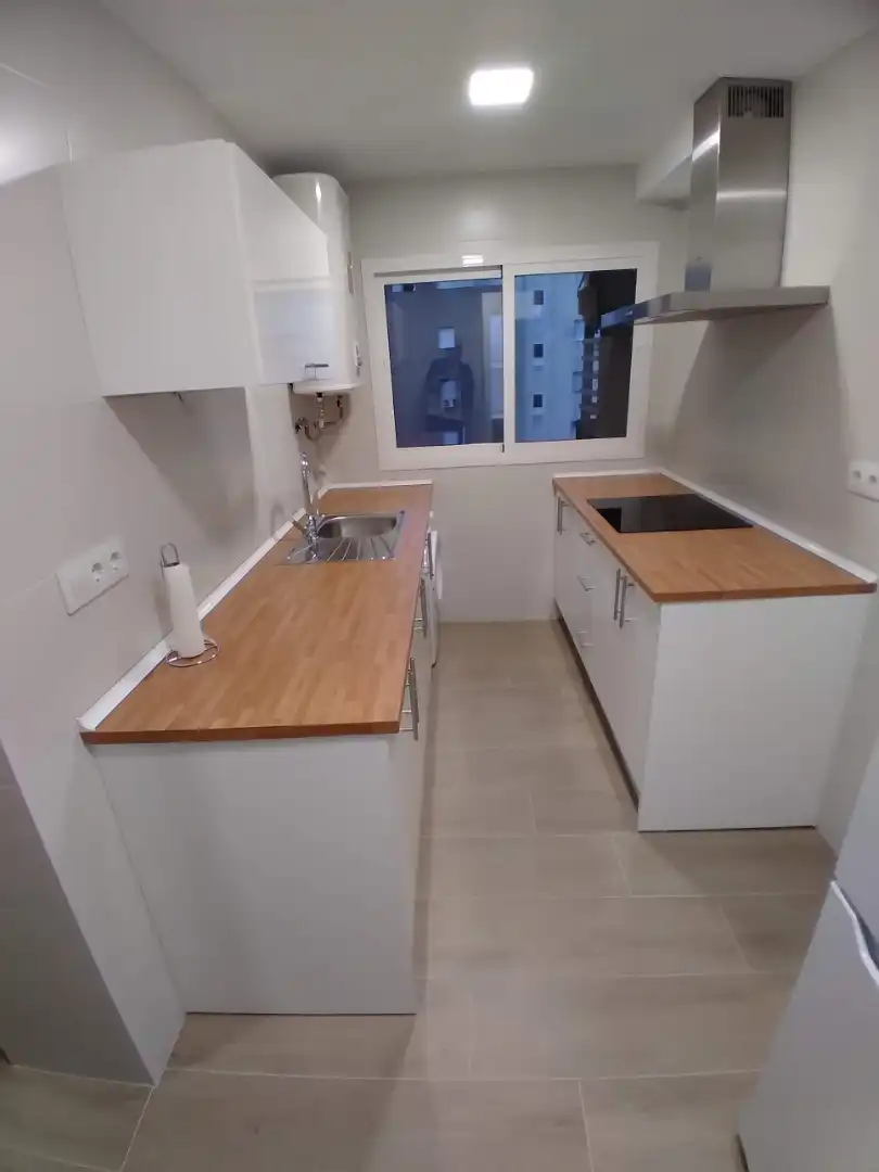 Kitchen of Flat for rent in Sevilla  with Air Conditioner, Storage room and Furnished