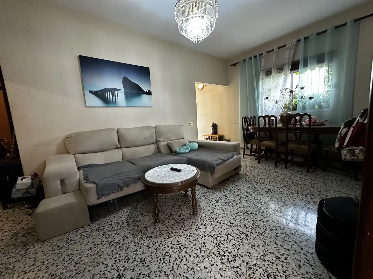 Planta baja en venta en Calle Bejeque, 30, La Camella Sala de estar de Planta baja en venta en Arona con Terraza, Trastero y Amueblado