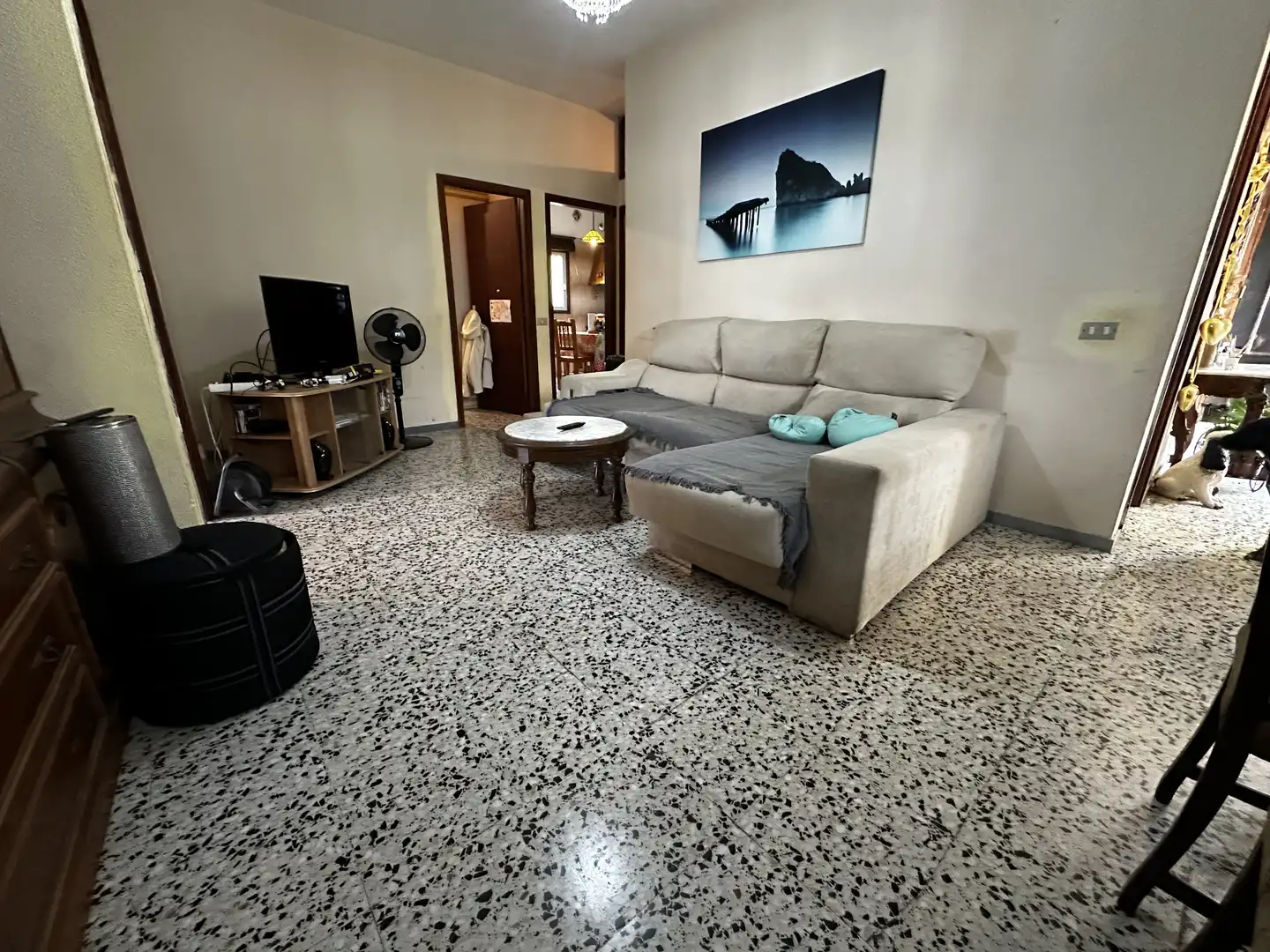 Planta baja en venta en Calle Bejeque, 30, La Camella Sala de estar de Planta baja en venta en Arona con Terraza, Trastero y Amueblado