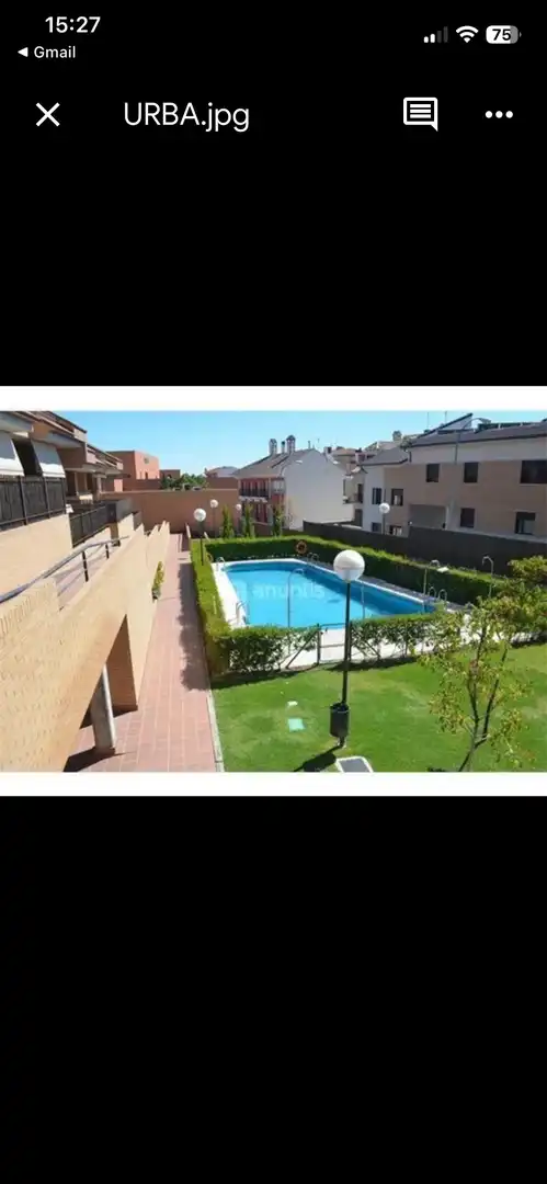 Flat for rent in Calle de Valdemilanos, 2, Las Vegas - El Pozanco - Adelfillas Swimming pool of Flat for rent in Colmenar Viejo with Air Conditioner, Terrace and Swimming Pool