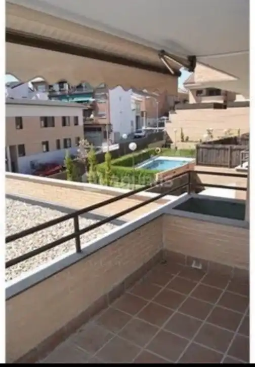 Flat for rent in Calle de Valdemilanos, 2, Las Vegas - El Pozanco - Adelfillas Terrace of Flat for rent in Colmenar Viejo with Air Conditioner, Terrace and Swimming Pool