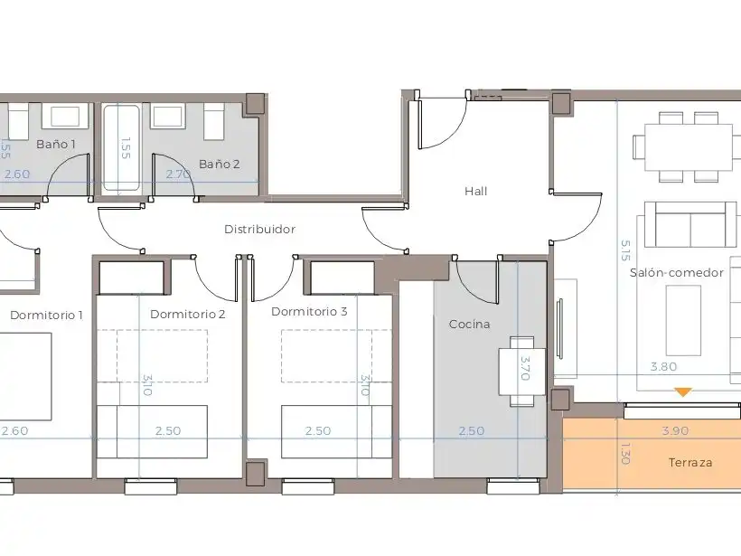 Piso en venta en Avenida de las Universidades, 8, Dos Hermanas Piso en venta en Dos Hermanas con Aire acondicionado, Terraza y Piscina