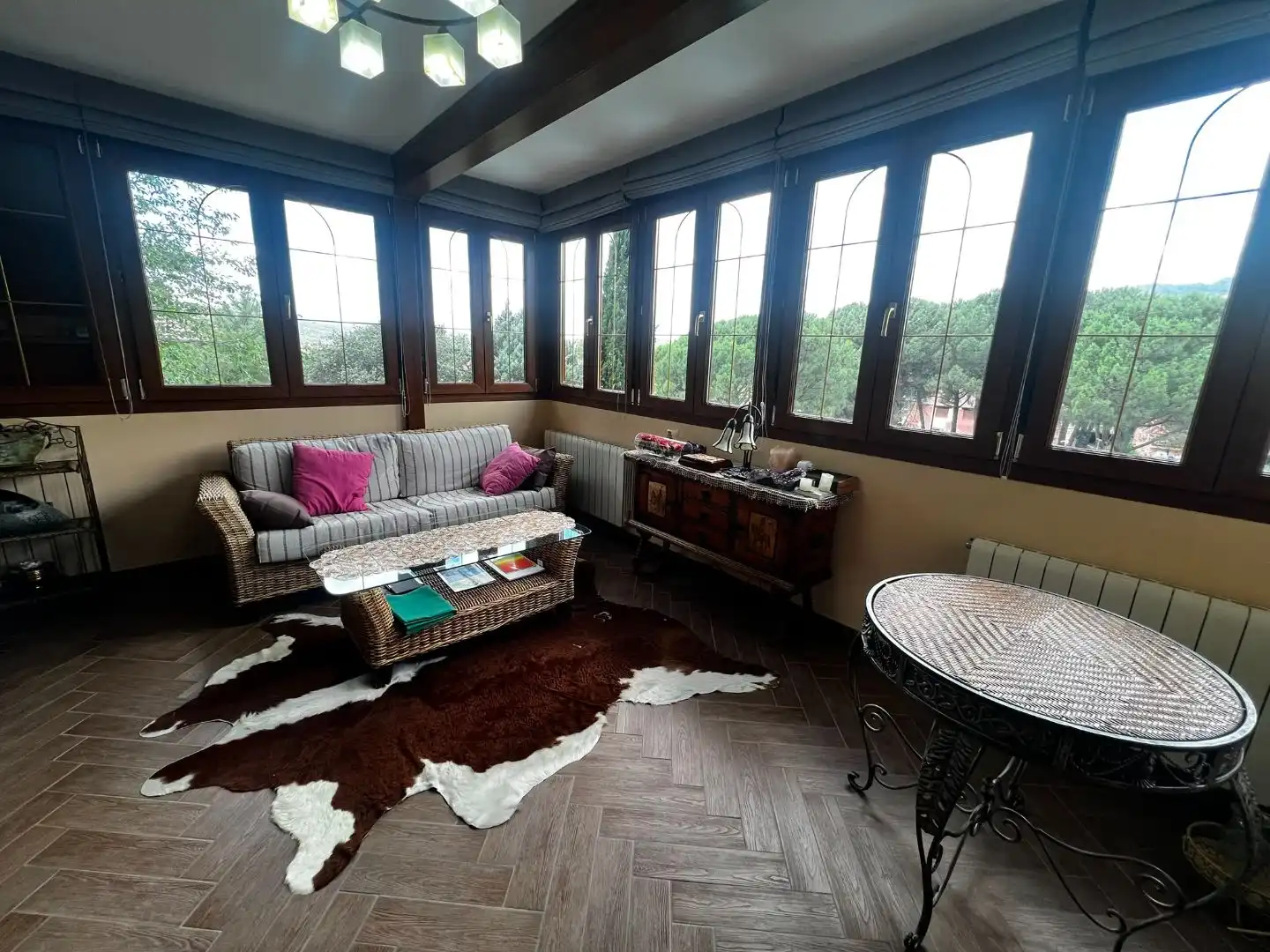Houses for sale in Calle del Duero, 15, Manzanares El Real Living room of Houses for sale in Manzanares El Real with Air Conditioner, Heating and Private garden