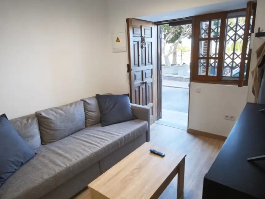 Sala de estar de Piso de alquiler en Puerto del Rosario con Aire acondicionado, Terraza y Amueblado
