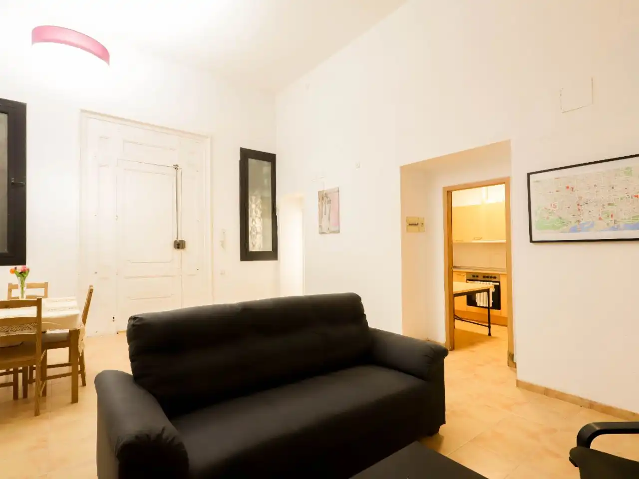 Flat for rent in Carrer Nou de Sant Francesc, 2, Barcelona Capital Living room of Flat for rent in Barcelona Capital with Air Conditioner and Balcony