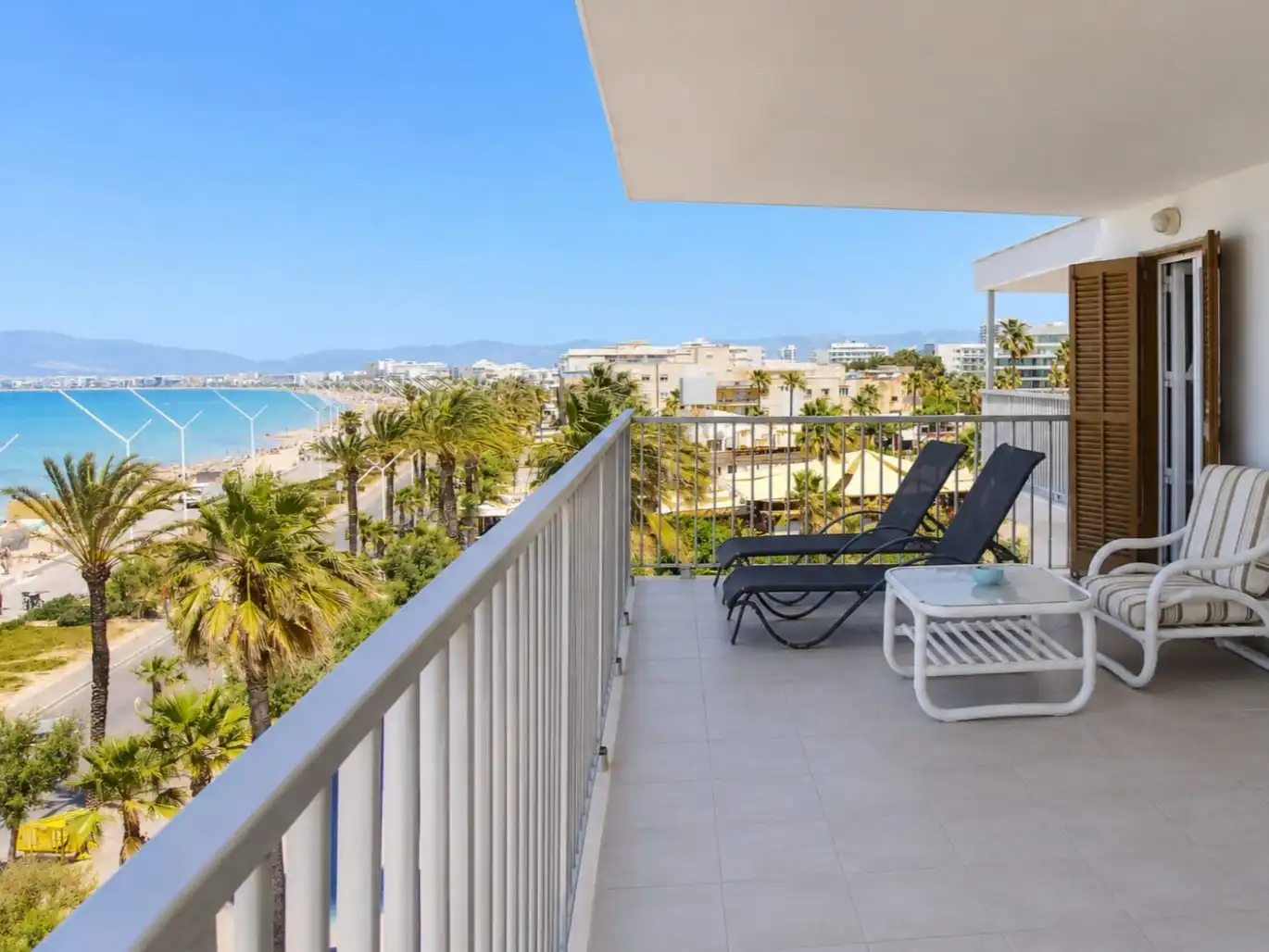 Piso de alquiler en Carrer del Corall, 1, S'Arenal Terraza de Piso de alquiler en Palma de Mallorca con Aire acondicionado, Terraza y Amueblado