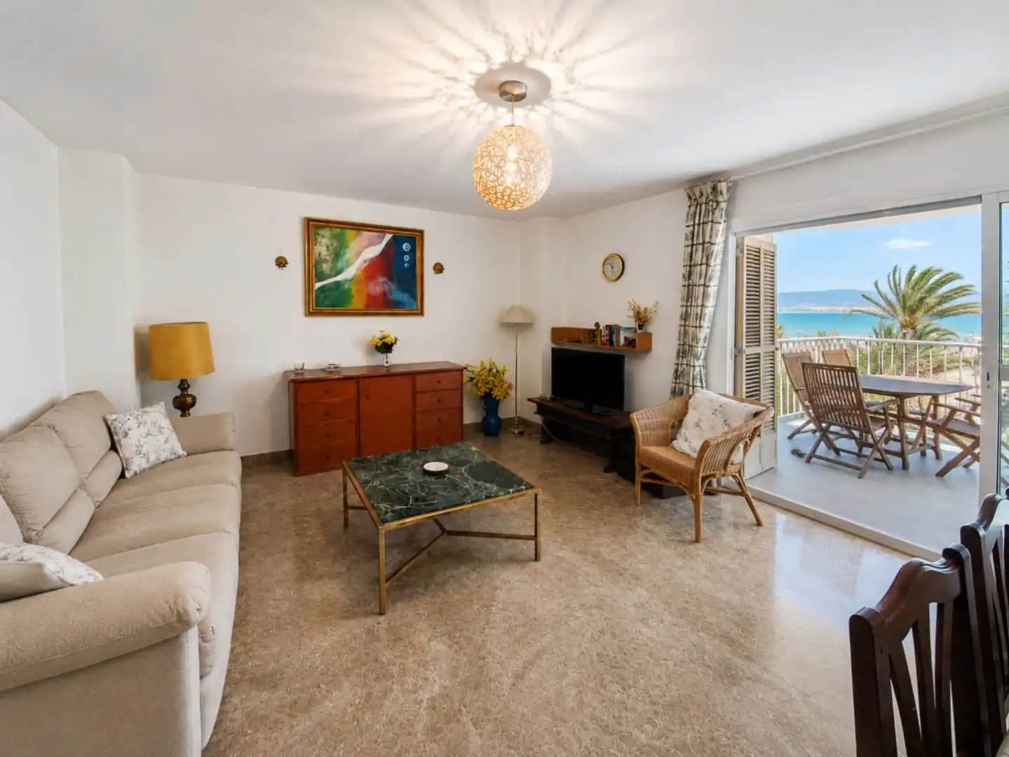 Piso de alquiler en Carrer del Corall, 1, S'Arenal Sala de estar de Piso de alquiler en Palma de Mallorca con Aire acondicionado, Terraza y Amueblado