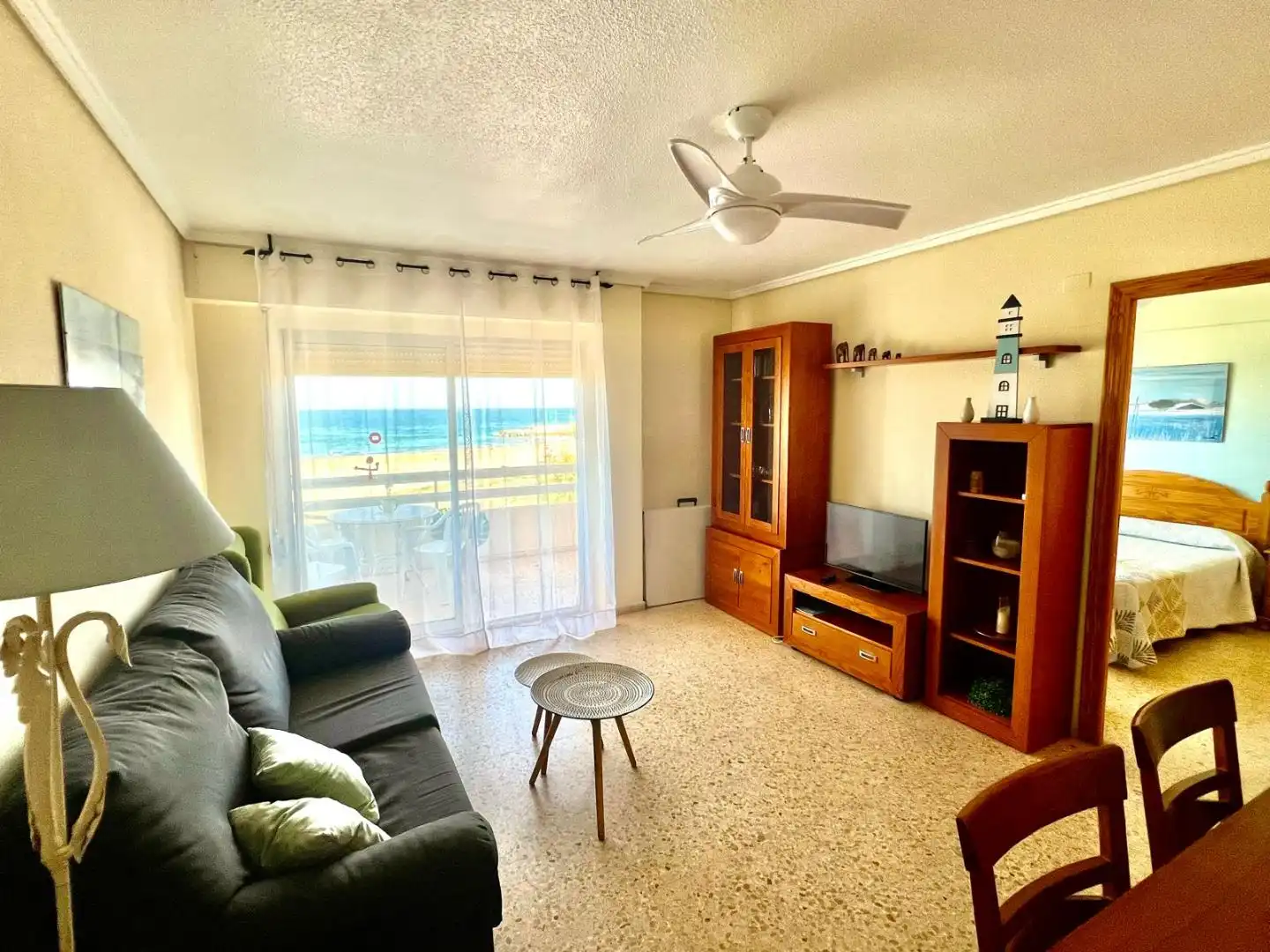 Wohnungen zur Miete in Passeig Maritim 9 D'octubre, 1, Canet d'En Berenguer Wohnzimmer von Wohnungen zur Miete in Canet d'En Berenguer mit Terrasse und Schwimmbad